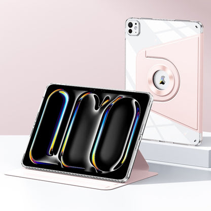 For iPad Pro 11 2025 / 2024 Magnetic Split Leather Smart Tablet Case(Pink) by bashfashion