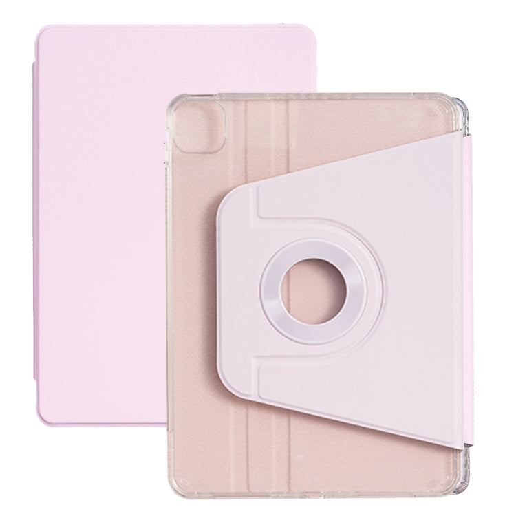 For iPad Pro 11 2025 / 2024 Magnetic Split Leather Smart Tablet Case(Pink) by bashfashion