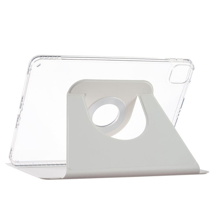 For iPad Air 13 2025 / 2024 Magnetic Split Leather Smart Tablet Case(White) by bashfashion