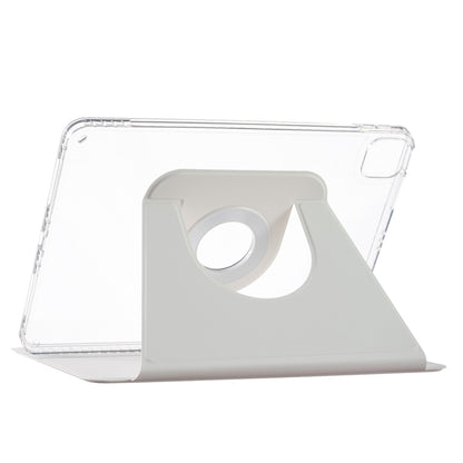 For iPad Air 13 2025 / 2024 Magnetic Split Leather Smart Tablet Case(White) by bashfashion