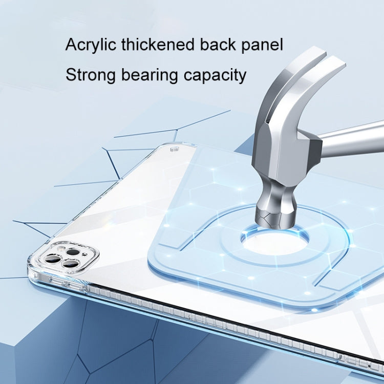 For iPad Air 11 2025 / 2024 Magnetic Split Leather Smart Tablet Case(Pink) by bashfashion