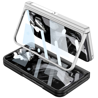 For Google Pixel 9 Pro Fold GKK Integrated Magsafe Fold Hinge Full Coverage Phone Case with Holder(Black) by GKK