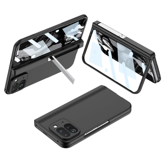 For Google Pixel 9 Pro Fold GKK Integrated Fold Hinge Full Coverage Phone Case with Holder(Black) by GKK