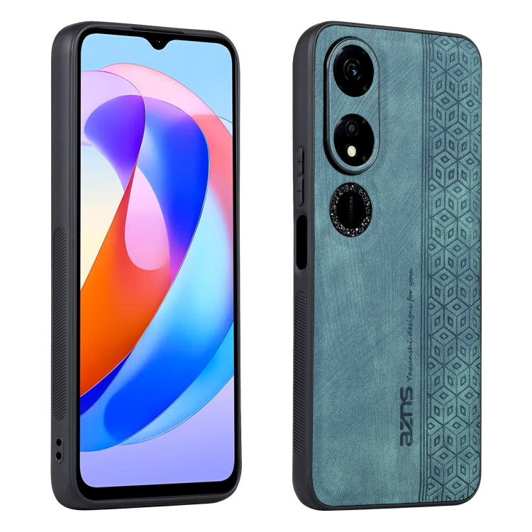 For Honor Play 40 AZNS 3D Embossed Skin Feel Phone Case(Green) by AZNS