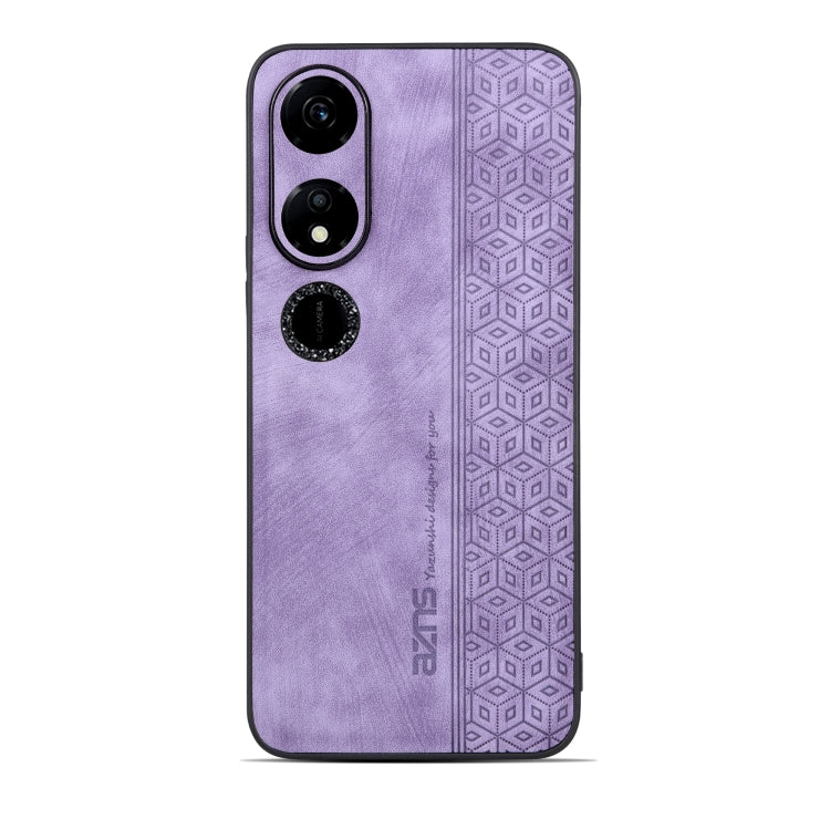 For Honor Play 40 AZNS 3D Embossed Skin Feel Phone Case(Purple) by AZNS