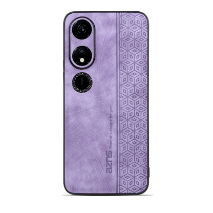 For Honor Play 40 AZNS 3D Embossed Skin Feel Phone Case(Purple) by AZNS