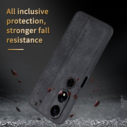 For Honor Play 40 AZNS 3D Embossed Skin Feel Phone Case(Brown) by AZNS