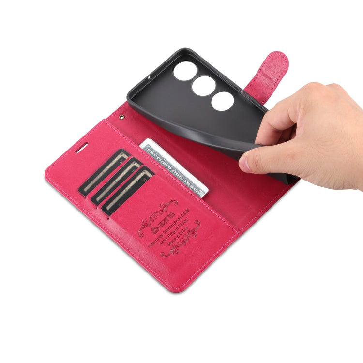 For Honor Play 40 AZNS Sheepskin Texture Flip Leather Phone Case(Red) by AZNS