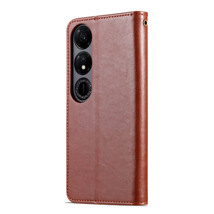 For Honor Play 40 AZNS Sheepskin Texture Flip Leather Phone Case(Brown) by AZNS