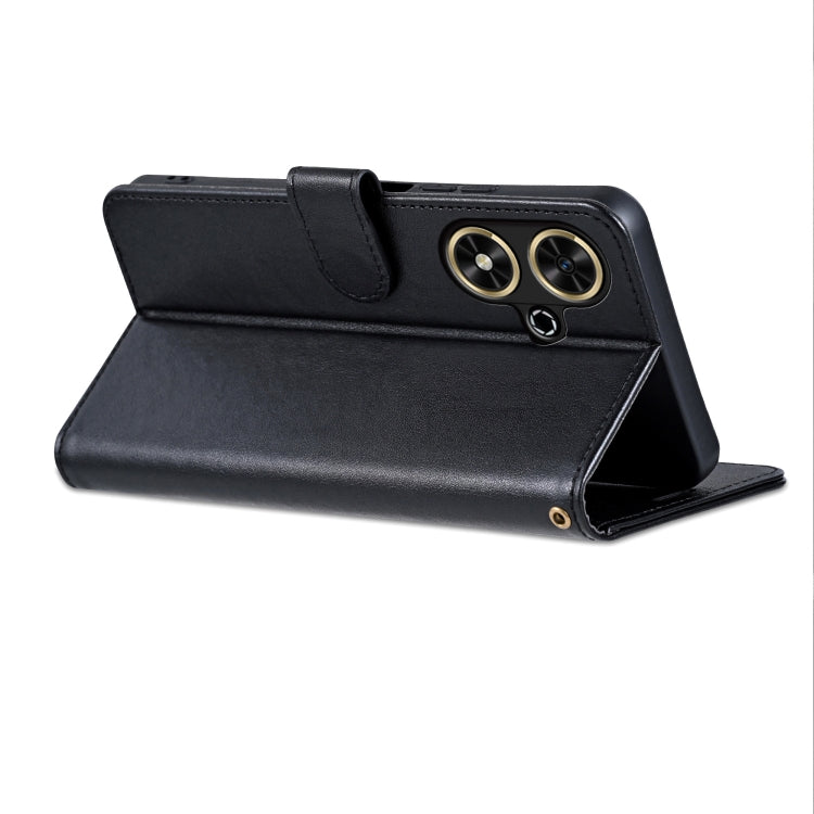 For Honor Play 50 / 50m 5G AZNS Sheepskin Texture Flip Leather Phone Case(Black) by AZNS