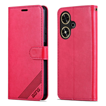For Honor Play 50 / 50m 5G AZNS Sheepskin Texture Flip Leather Phone Case(Red) by AZNS