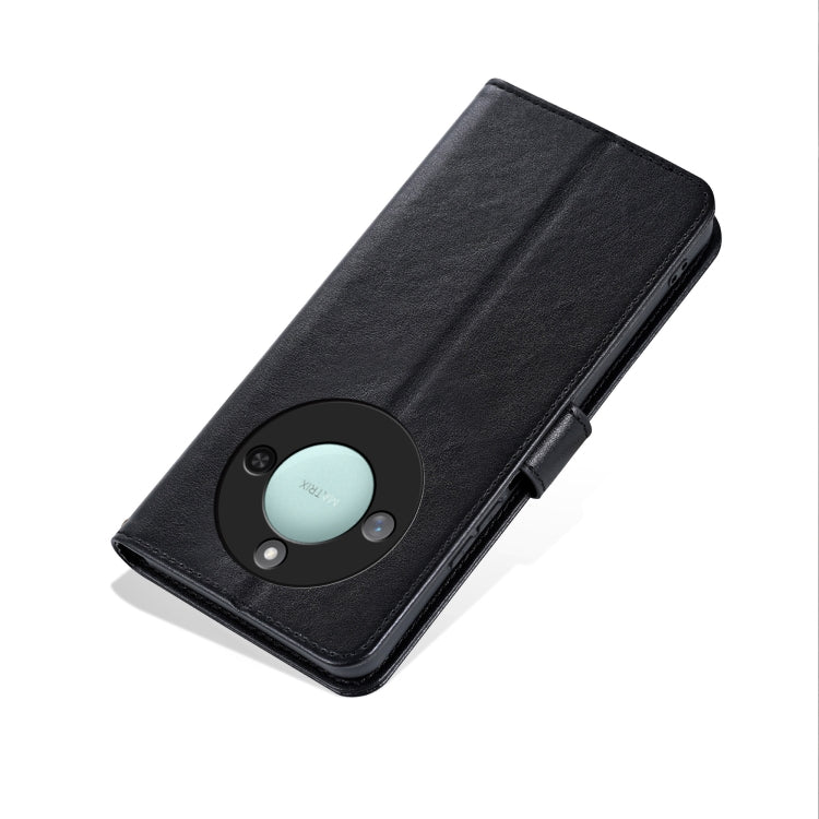 For Honor X60 AZNS Sheepskin Texture Flip Leather Phone Case(Black) by AZNS