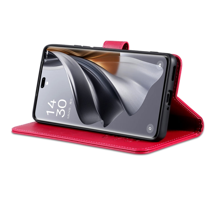 For Honor X60 Pro AZNS Sheepskin Texture Flip Leather Phone Case(Red) by AZNS