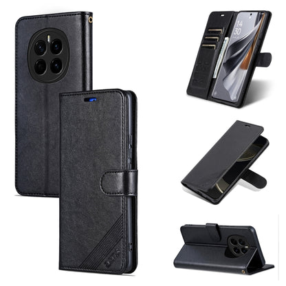 For Honor Magic7 AZNS Sheepskin Texture Flip Leather Phone Case(Black) by AZNS