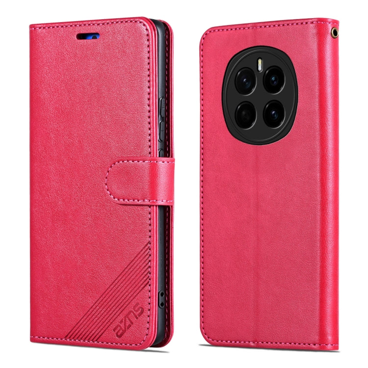 For Honor Magic7 AZNS Sheepskin Texture Flip Leather Phone Case(Red) by AZNS