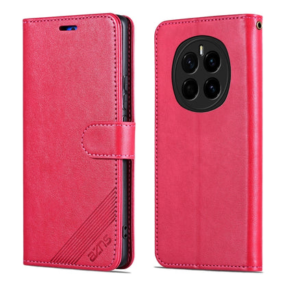 For Honor Magic7 AZNS Sheepskin Texture Flip Leather Phone Case(Red) by AZNS