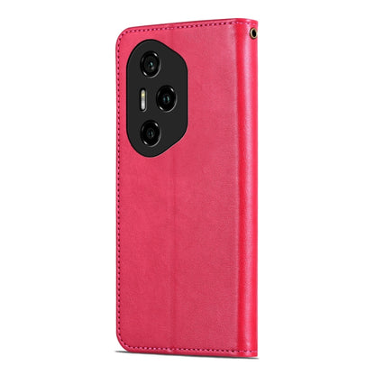 For Honor 300 Pro AZNS Sheepskin Texture Flip Leather Phone Case(Red) by AZNS