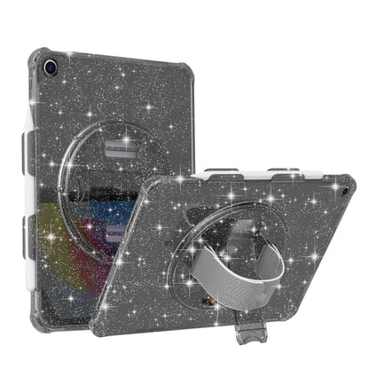 For iPad 10.2 2021 / 2020 / 10.5 Terminator Shockproof Glitter Powder Tablet Case with Grip Strap(Black) by bashfashion