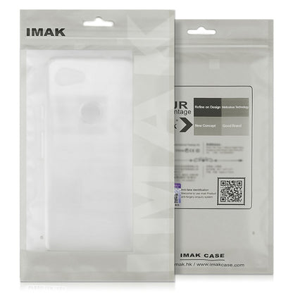 For Google Pixel 8a IMAK UX-5 Series Transparent Shockproof TPU Protective Phone Case(Transparent Black) by imak