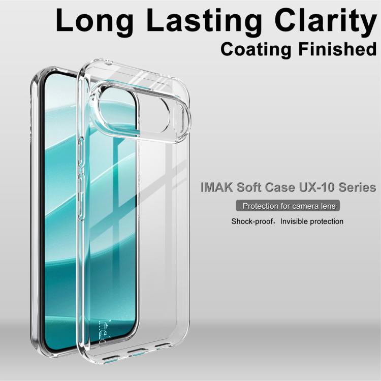 For Google Pixel 10 Pro XL IMAK UX-10 Series Transparent Shockproof TPU Phone Case(Transparent) by imak