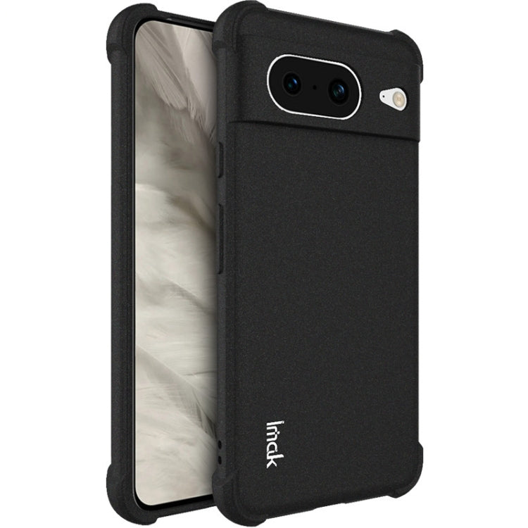 For Google Pixel 8 imak All-inclusive Shockproof Airbag TPU Case(Matte Black) by imak