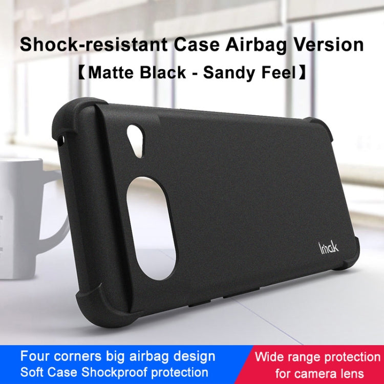 For Google Pixel 8 imak All-inclusive Shockproof Airbag TPU Case(Matte Black) by imak
