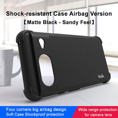For Google Pixel 8 imak All-inclusive Shockproof Airbag TPU Case(Matte Black) by imak