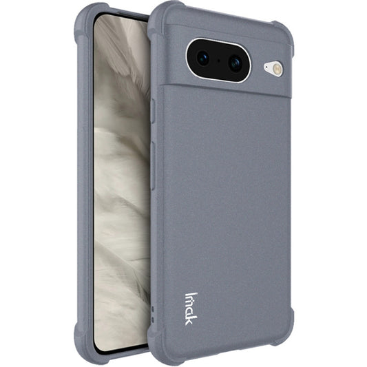 For Google Pixel 8 imak All-inclusive Shockproof Airbag TPU Case(Matte Grey) by imak