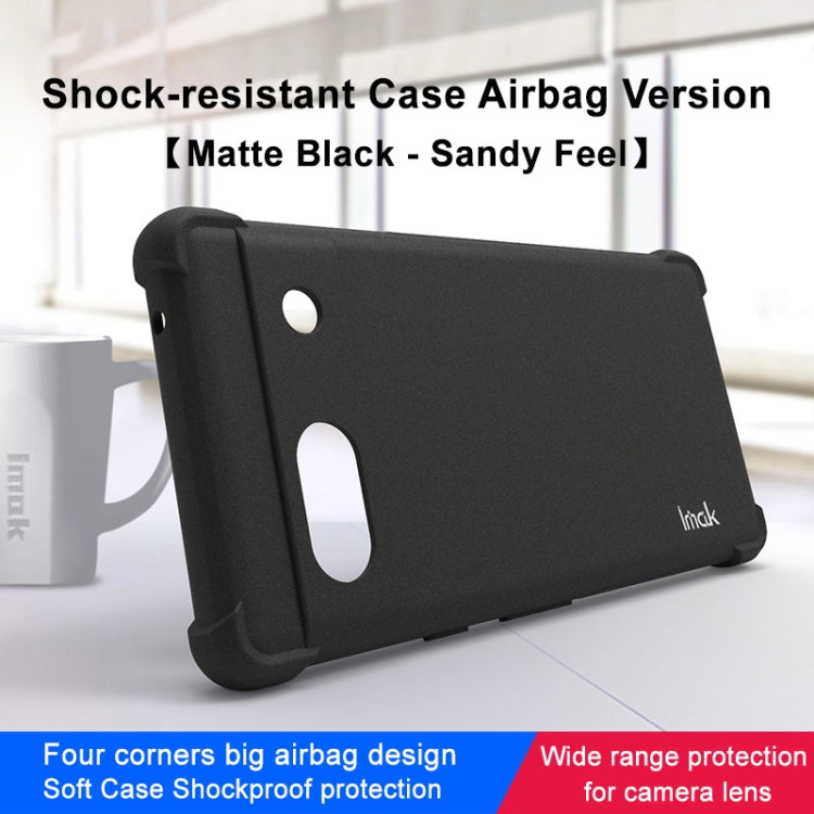 For Google Pixel 7a imak All-inclusive Shockproof Airbag TPU Case(Matte Black) by imak
