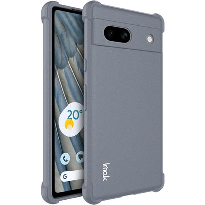 For Google Pixel 7a imak All-inclusive Shockproof Airbag TPU Case(Matte Grey) by imak