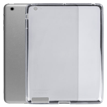 For iPad 4 / 3 / 2 TPU Tablet Case(Frosted Clear) by bashfashion
