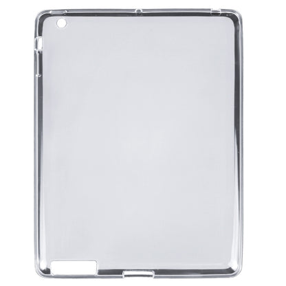 For iPad 4 / 3 / 2 TPU Tablet Case(Frosted Clear) by bashfashion