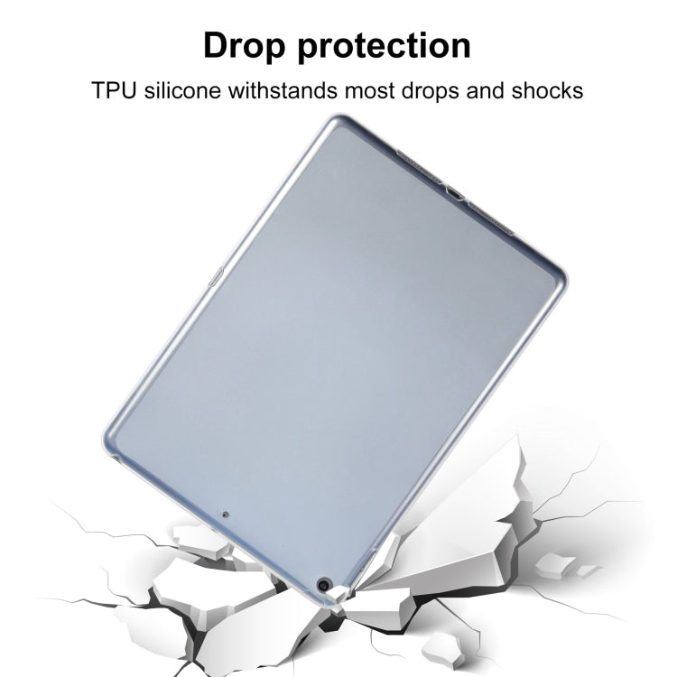 For iPad 4 / 3 / 2 TPU Tablet Case(Frosted Clear) by bashfashion
