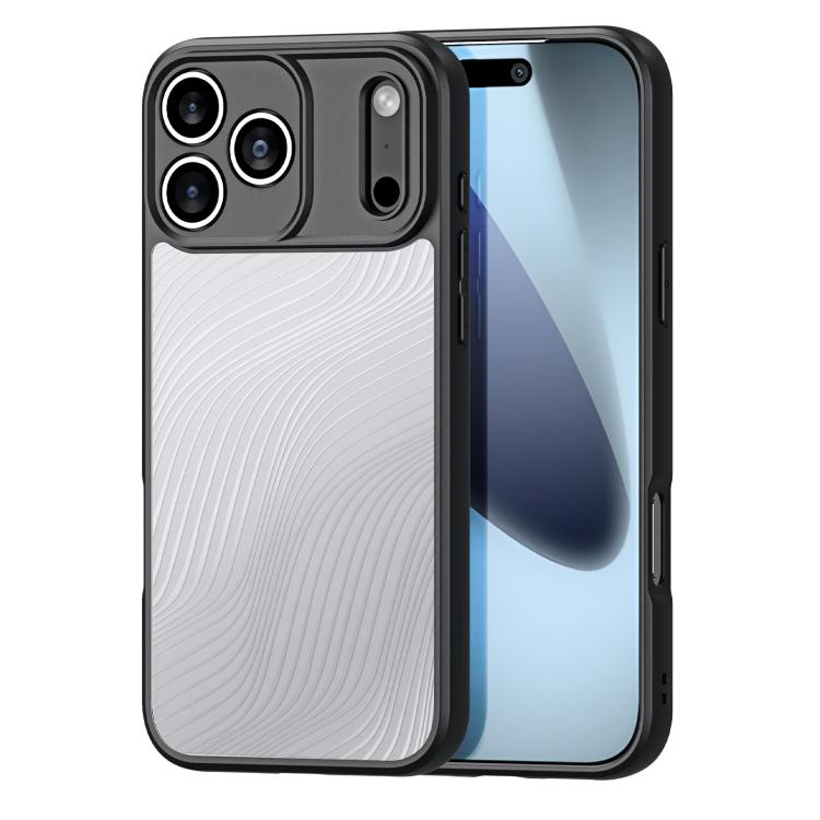 For iPhone 17 Pro Max DUX DUCIS Aimo Series Frosted Feel Phone Case(Black) by DUX DUCIS