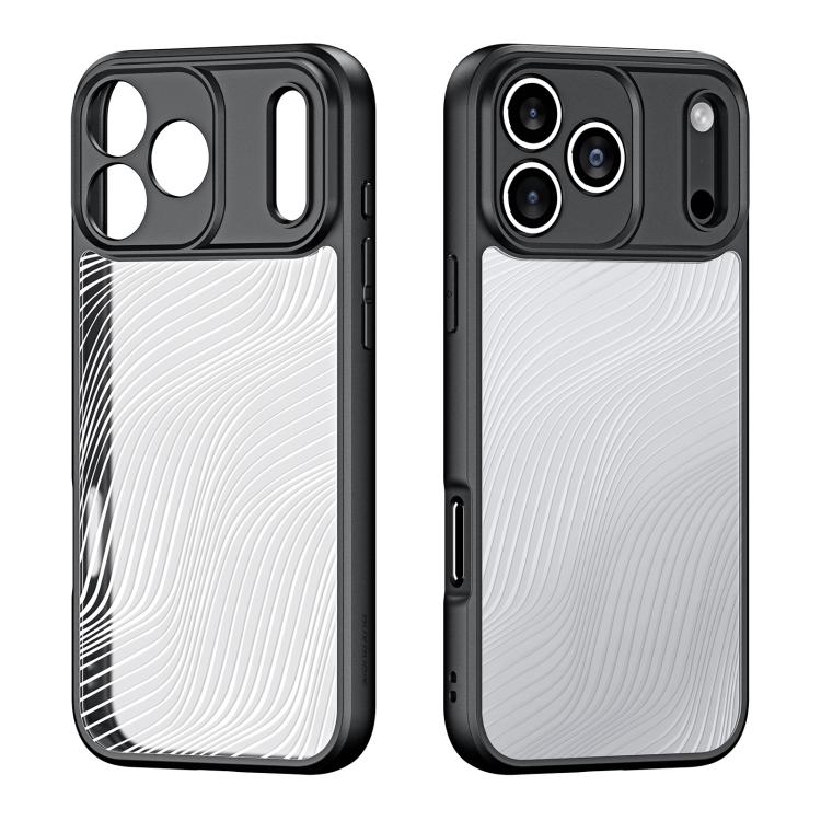 For iPhone 17 Pro Max DUX DUCIS Aimo Series Frosted Feel Phone Case(Black) by DUX DUCIS