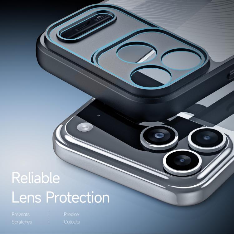 For iPhone 17 Pro Max DUX DUCIS Aimo Series Frosted Feel Phone Case(Black) by DUX DUCIS