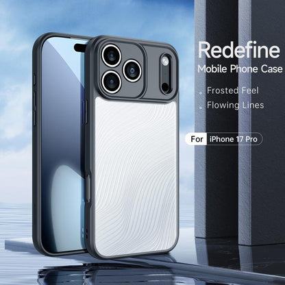 For iPhone 17 Pro DUX DUCIS Aimo Series Frosted Feel Phone Case(Black) by DUX DUCIS