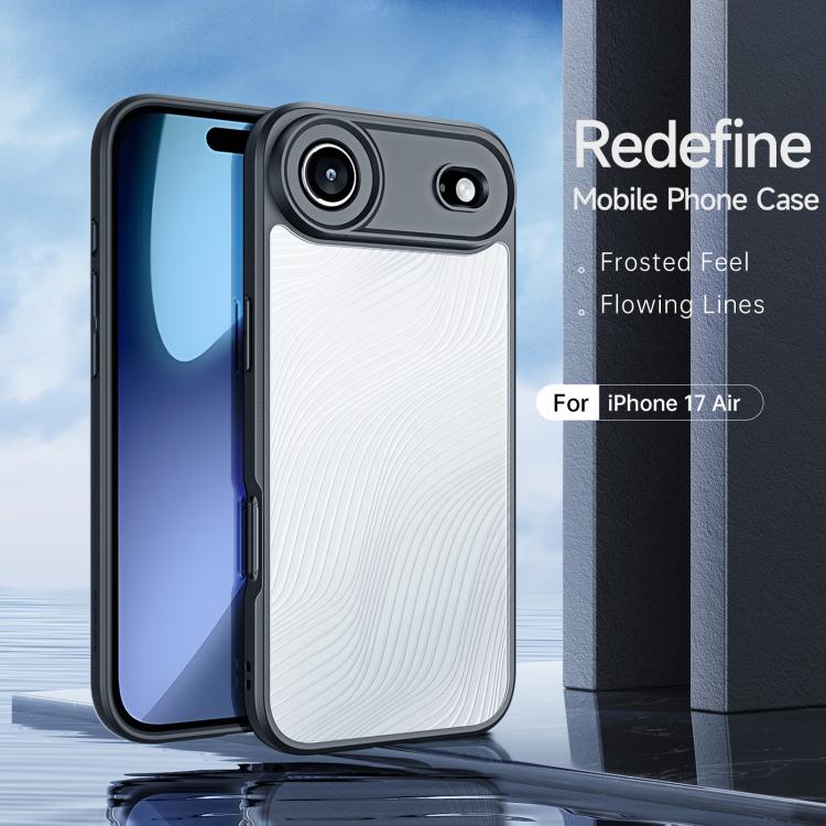 For iPhone Air DUX DUCIS Aimo Series Frosted Feel Phone Case(Black) by DUX DUCIS