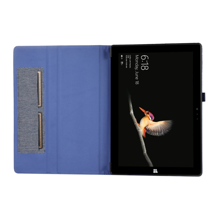 For Microsoft Surface Pro 4/5/6/7 Fabric Leather Tablet Case(Black) by bashfashion