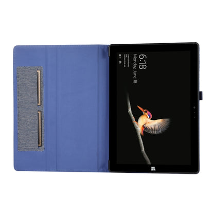 For Microsoft Surface Pro 4/5/6/7 Fabric Leather Tablet Case(Black) by bashfashion