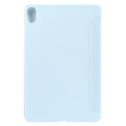 For Huawei MatePad 11 2023 GEBEI 3-folding Holder Shockproof Flip Leather Tablet Case(Sky Blue) by GEBEI
