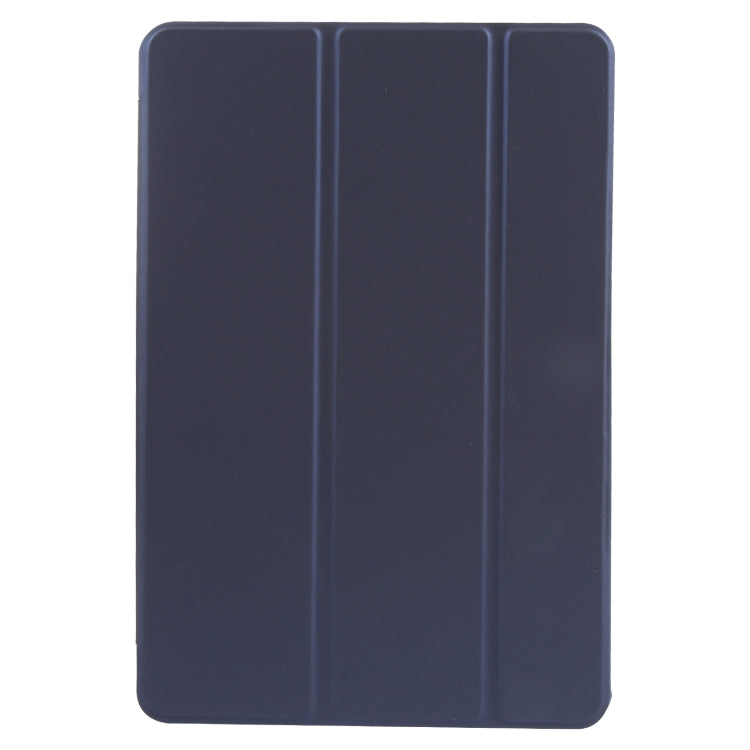 For Huawei MatePad 11 2023 GEBEI 3-folding Holder Shockproof Flip Leather Tablet Case(Dark Blue) by GEBEI