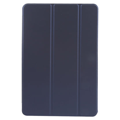 For Huawei MatePad 11 2023 GEBEI 3-folding Holder Shockproof Flip Leather Tablet Case(Dark Blue) by GEBEI
