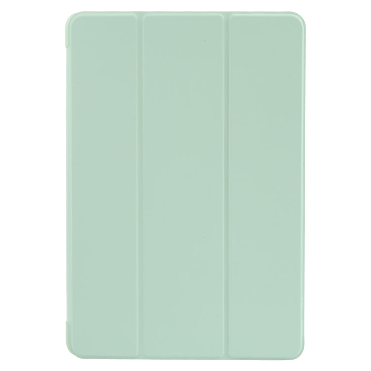 For Huawei MatePad Air 11.5 GEBEI 3-folding Holder Shockproof Flip Leather Tablet Case(Green) by GEBEI