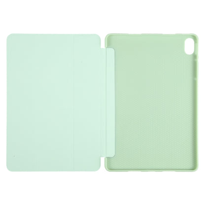 For Huawei MatePad Air 11.5 GEBEI 3-folding Holder Shockproof Flip Leather Tablet Case(Green) by GEBEI