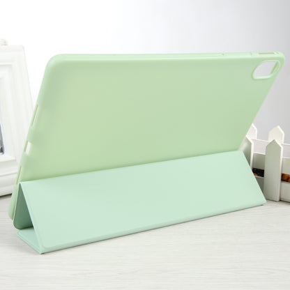 For Huawei MatePad Air 11.5 GEBEI 3-folding Holder Shockproof Flip Leather Tablet Case(Green) by GEBEI