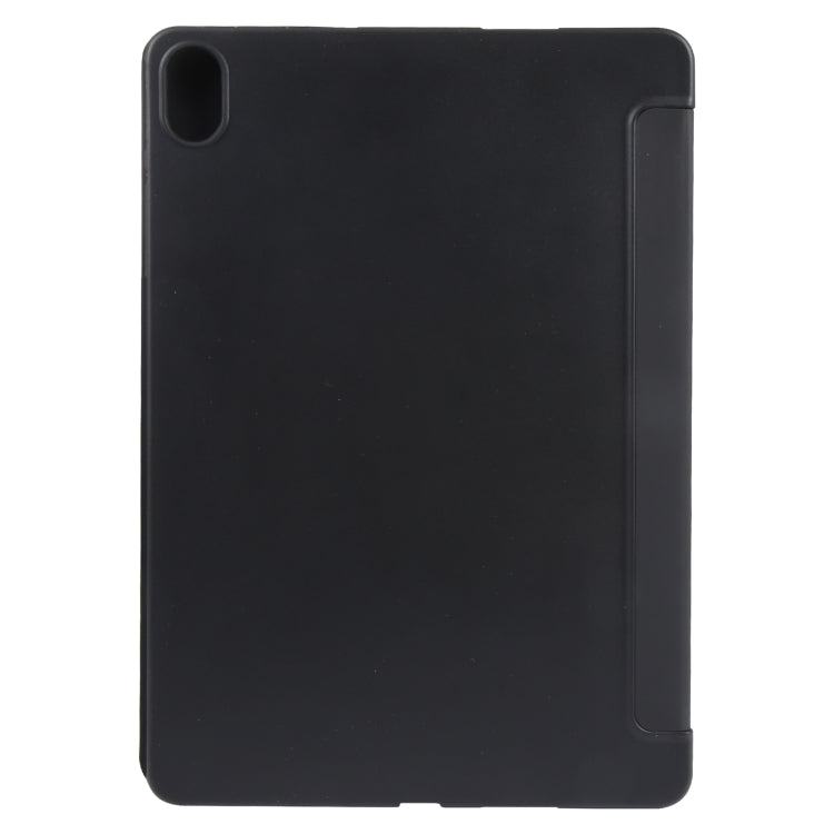 For Huawei MatePad Air 11.5 GEBEI 3-folding Holder Shockproof Flip Leather Tablet Case(Black) by GEBEI