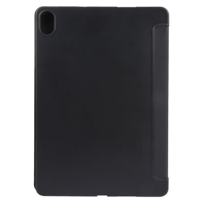 For Huawei MatePad Air 11.5 GEBEI 3-folding Holder Shockproof Flip Leather Tablet Case(Black) by GEBEI