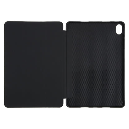 For Huawei MatePad Air 11.5 GEBEI 3-folding Holder Shockproof Flip Leather Tablet Case(Black) by GEBEI