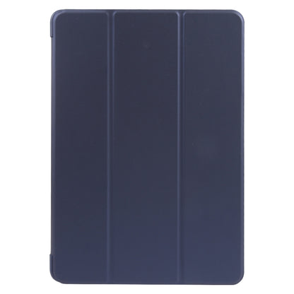 For Huawei MatePad Air 11.5 GEBEI 3-folding Holder Shockproof Flip Leather Tablet Case(Dark Blue) by GEBEI